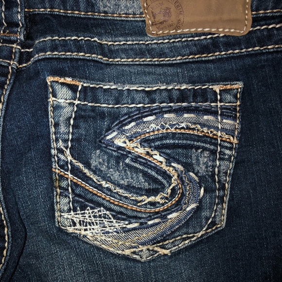 Silver “Twisted” Dark Denim Jeans - Picture 4 of 15